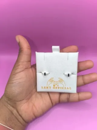 Pendientes Plata 925 Negro