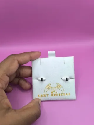 Pendientes Plata 925 Negro