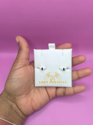 Pendientes Plata 925 Negro