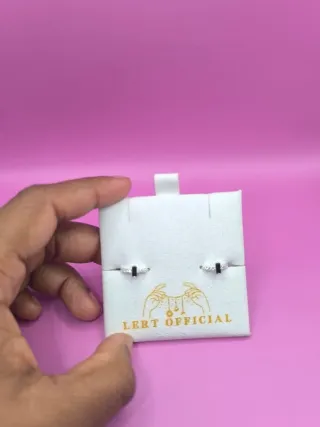 Pendientes Plata 925 Negro