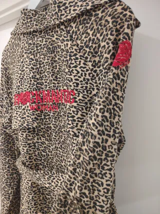 Abrigo Animal Print Animosa Talla L