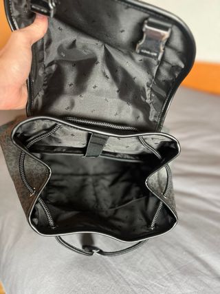 Mochila Michael Kors Cooper Negra/Gris Nueva