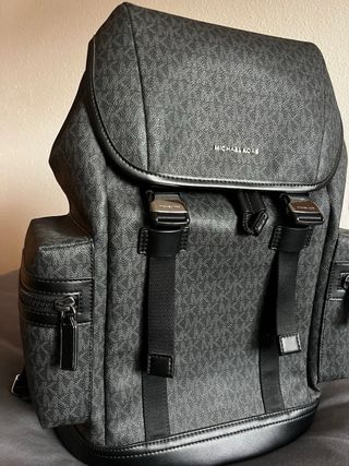 Mochila Michael Kors Cooper Negra/Gris Nueva