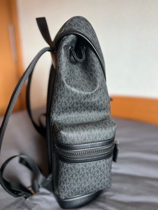 Mochila Michael Kors Cooper Negra/Gris Nueva