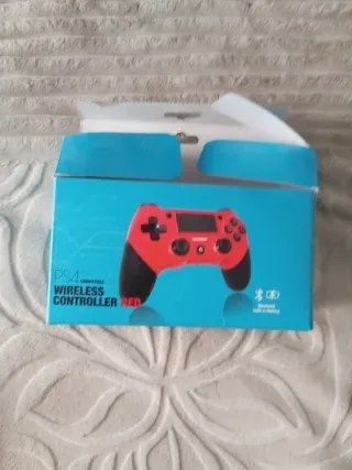Mando PS4 Bluetooth Rojo