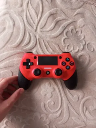 Mando PS4 Bluetooth Rojo