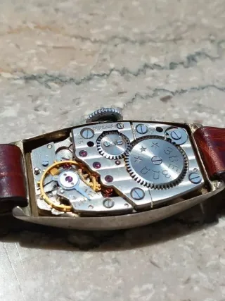 Orologio russo sovietico Zvezda,cassa argento Raro
