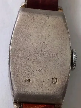 Orologio russo sovietico Zvezda,cassa argento Raro