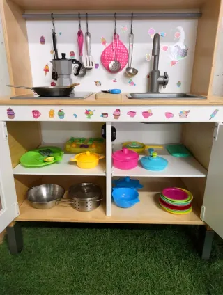 Cocina Infantil IKEA + Carrito Té