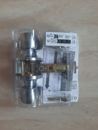 Pomo de entrada con cerradura [3 años de garantia]