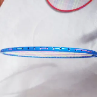 Pack raquetas bádminton y volantes azul y roja