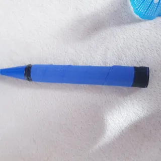 Pack raquetas bádminton y volantes azul y roja