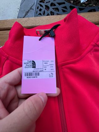 Felpa Gucci The North Face Rossa