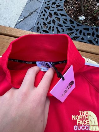 Felpa Gucci The North Face Rossa