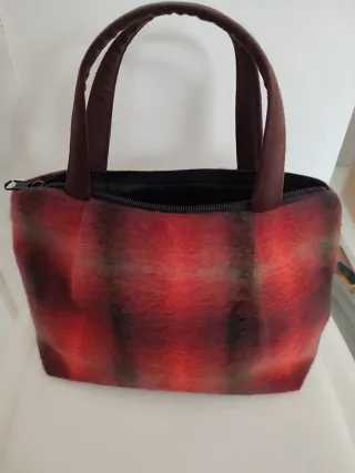 Borsa donna a mano con fiocco