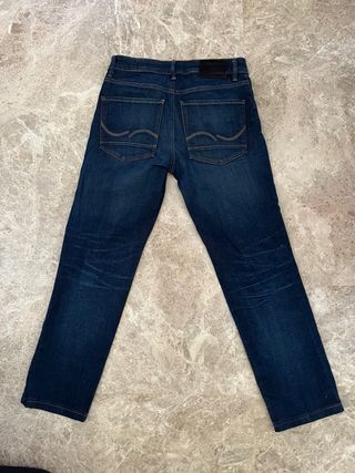 Vaqueros largos hombre azul