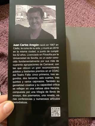 Juan Carlos Aragón./ El Carnaval sin nombre