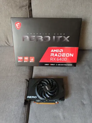 Tarjeta Gráfica MSI AMD Radeon RX 6400 Aero ITX