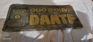 Insegna Olio D'Oliva Dante