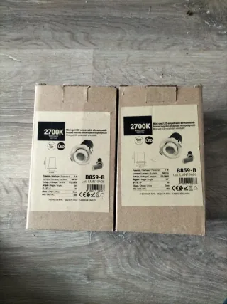 2x Focos LED Empotrables 2700K B859-B