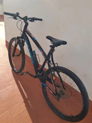 Bicicleta de Montaña BTWIN y Rodillo