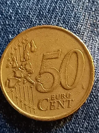 50 Centesimi Olanda 1999 Regina Beatrice