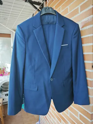 Traje chaqueta azul