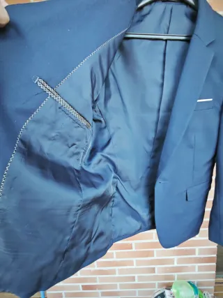 Traje chaqueta azul