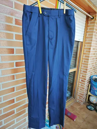 Traje chaqueta azul