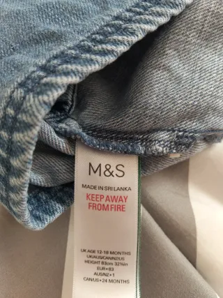 Vestido vaquero bebé