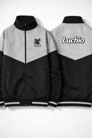 Chándal Luchio Negro y Gris