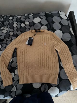 Jersey Polo Ralph Lauren Mujer Beige