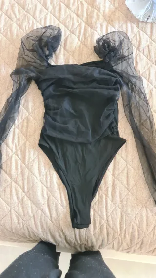 Body elegante nero