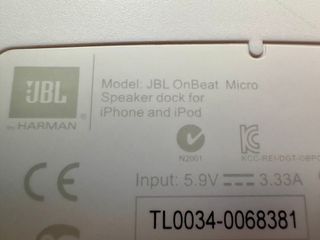 Altavoz JBL OnBeat Micro con conector Lightning