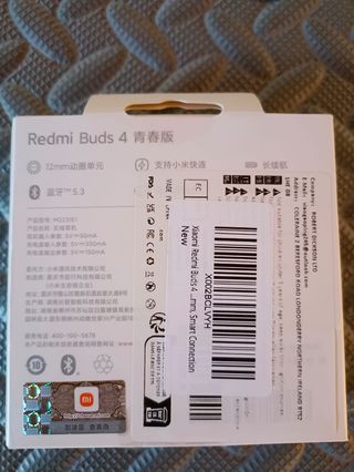 Redmi Buds 4 Youth Auriculares Inalámbricos Negros