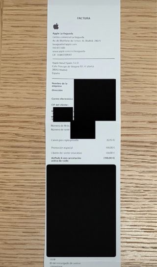 Airpods 4 Originales con ticket de compra