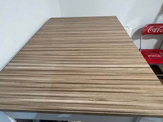 Mesa alta de cocina madera