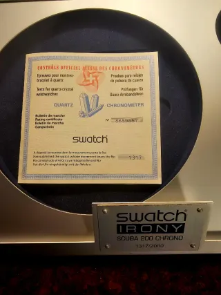 Swatch Scuba 200 Chrono. Collezione.