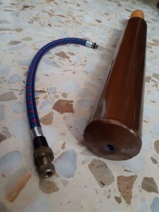 Inflador/Bombín Bicicleta Antiguo + Manguera