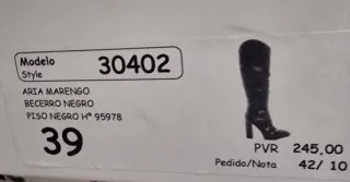 Botas altas Pepe Castell piel y ante