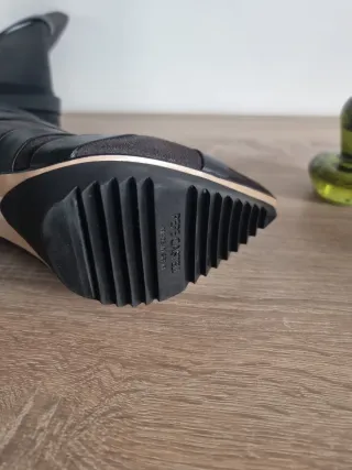 Botas altas Pepe Castell piel y ante