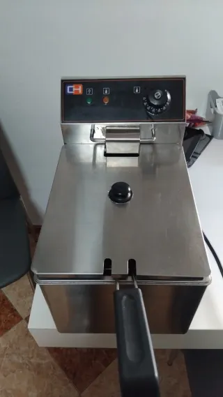 Freidora industrial acero inoxidable