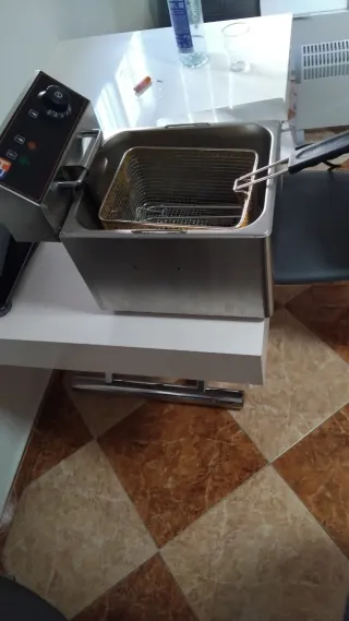 Freidora industrial acero inoxidable