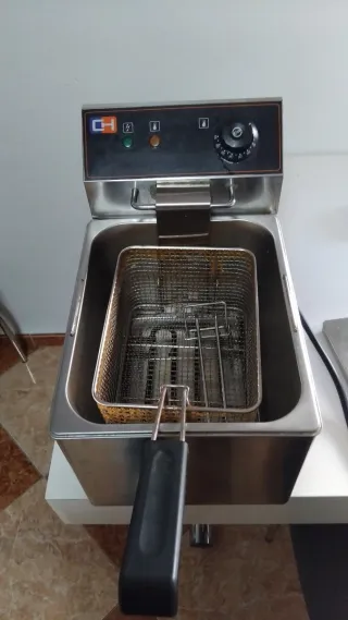 Freidora industrial acero inoxidable