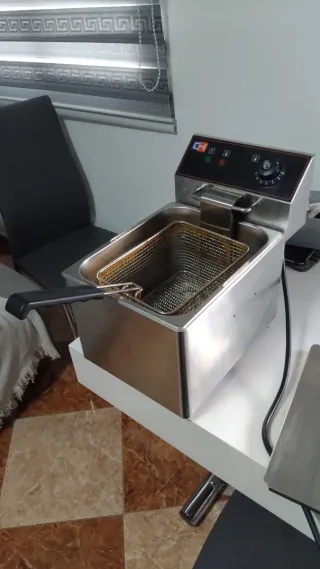 Freidora industrial acero inoxidable