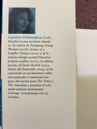 Caroline O’Donoghue./ El factor Rachel