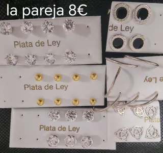 Pendientes de plata 1 par