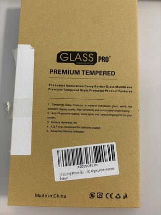 Pellicole Vetro iPhone SE kit