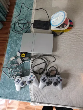 PlayStation 2 Slim Blanca Completa