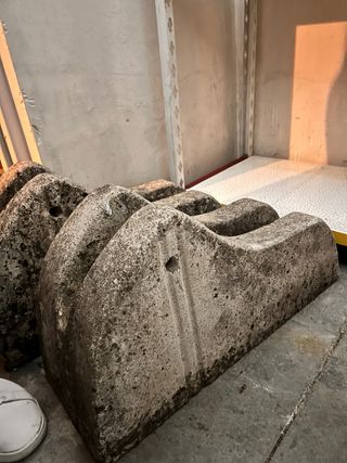 Aparcabicicletas de hormigón monoplaza